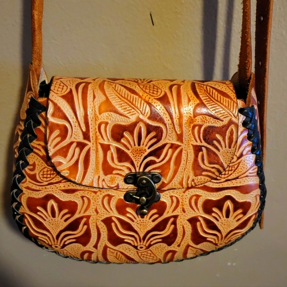 Leather satchel purse - Picture 1 of 2